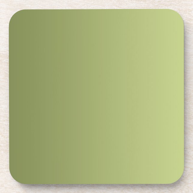 Dessous-de-verre ONLY COLOR gradients - olive green (Devant)