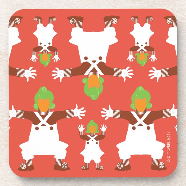 Dessous-de-verre Oompa Loompa Motif dansant (Devant)