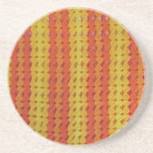 Dessous de verre - Orange afghan