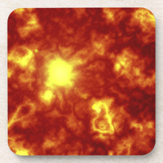 Dessous-de-verre Orange et jaune