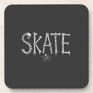 Dessous-de-verre Os squelette de skate