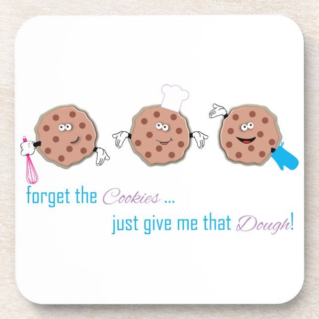 Dessous-de-verre Oubliez les cookies (Devant)