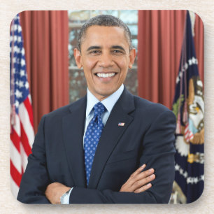 Dessous-de-verre Oval Office Portrait, Obama Barack Président des É