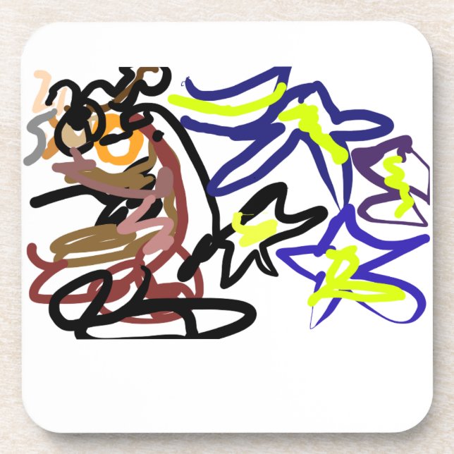 Dessous-de-verre Owl ink night  (Devant)