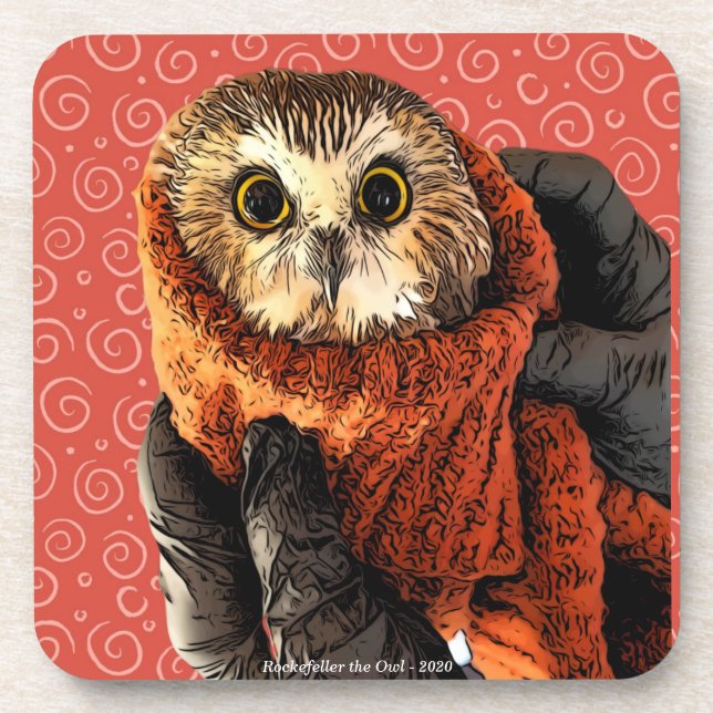 Dessous-de-verre Owl, Rockefeller, (Devant)
