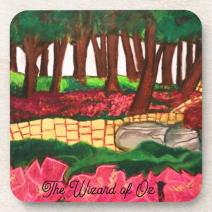 DESSOUS-DE-VERRE OZ LA ROUTE EN BRIQUE JAUNE