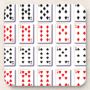 Dessous-de-verre Pack de cartes en blanc