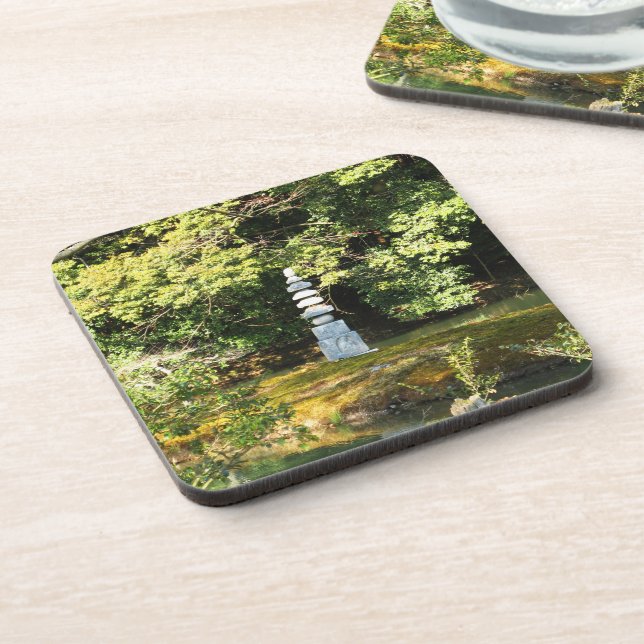 Dessous-de-verre Pagode au serpent blanc / Hakuja No Tsuka (Côté gauche)