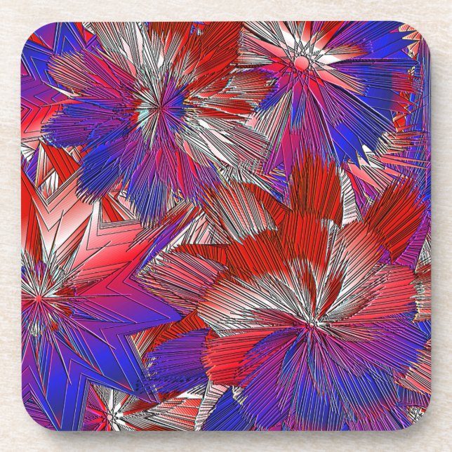 Dessous-de-verre Pailleté d'étoiles (Devant)