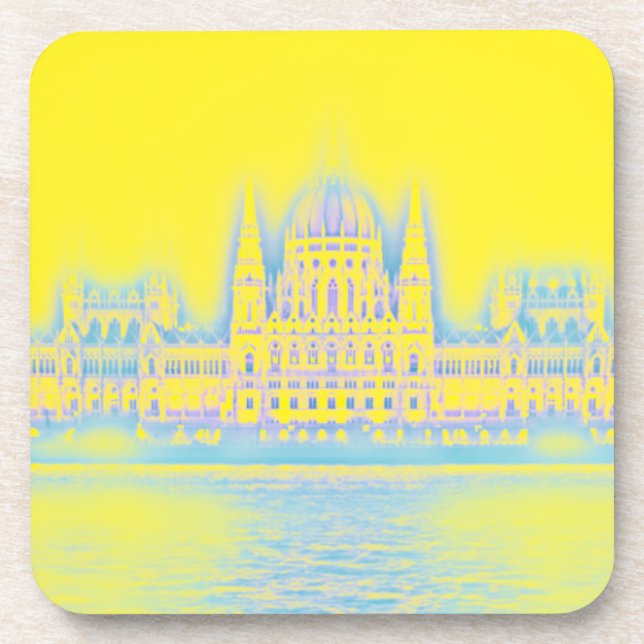 Dessous-de-verre Palais du Parlement de Budapest Hongrie (Devant)