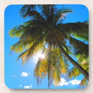 Dessous-de-verre Palm Paradise Ciel Bleu Soleil