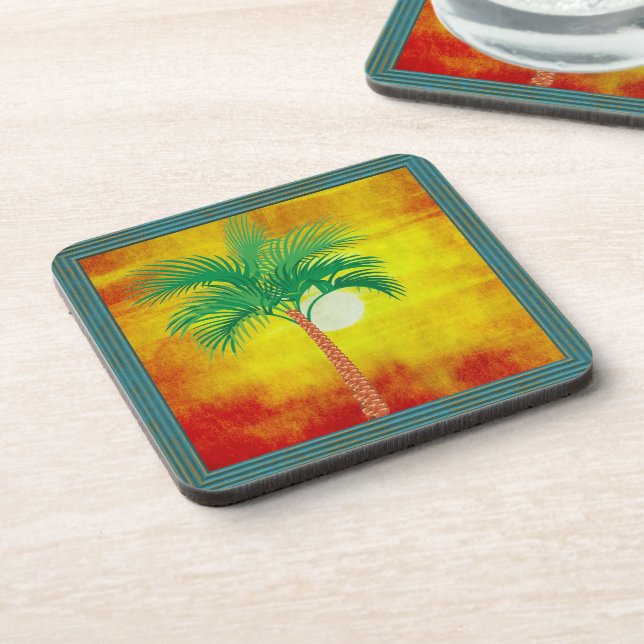 Dessous-de-verre Palm Tree Beverage Coaster (Côté gauche)