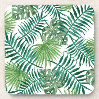 Dessous-de-verre Palmette botanique tropicale de plante