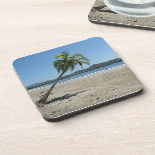 Dessous-de-verre Palmier à la plage