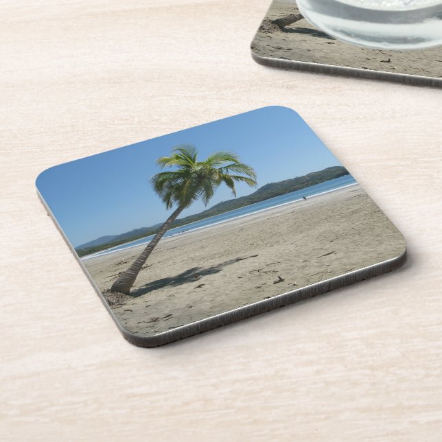 Dessous-de-verre Palmier à la plage (Côté gauche)