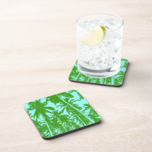 Dessous-de-verre Palmiers dans un design postérisé