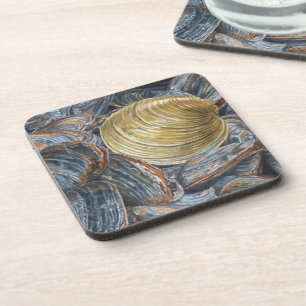 Dessous-de-verre Palourdes et coquille de quahog