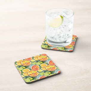 Dessous-de-verre Pamplemousse, citrons, limons et oranges agrumes