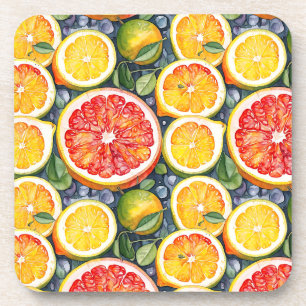 Dessous-de-verre Pamplemousse, Limon et Citrons Citrus Thématique