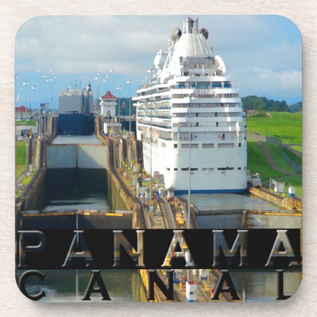 Dessous-de-verre Panama Canal Souvenir (Devant)