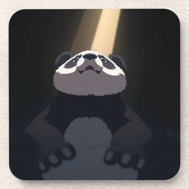Dessous-de-verre Panda d'anime (Devant)