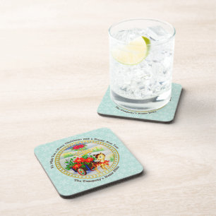 Dessous-de-verre Panier de Noël Vintage adorable