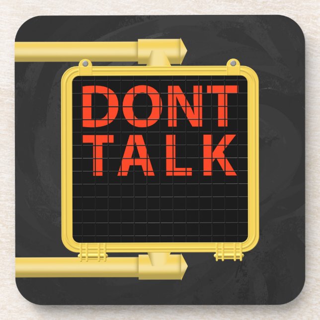 Dessous-de-verre Panneau de signalisation New York Crosswalk (Devant)