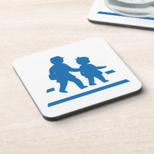 Dessous-de-verre Panneau de signalisation scolaire >> Japonais