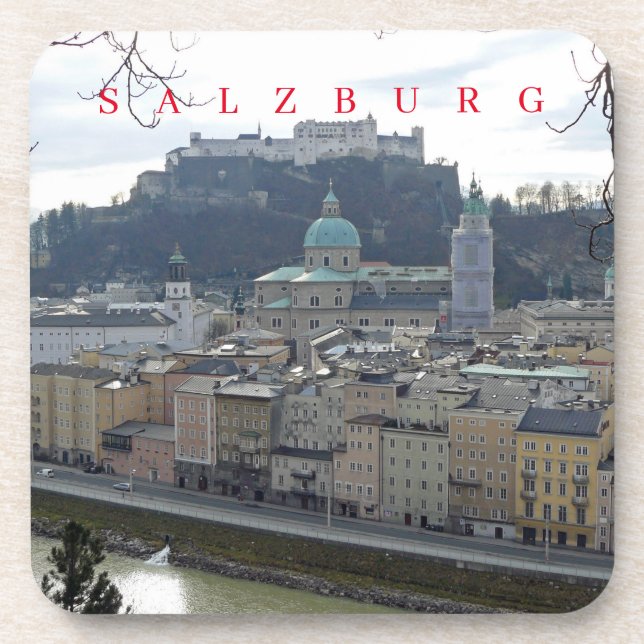 Dessous de verre panoramiques de Salzbourg (Devant)