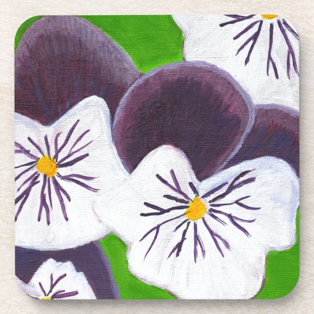 Dessous-de-verre Pansies (Devant)