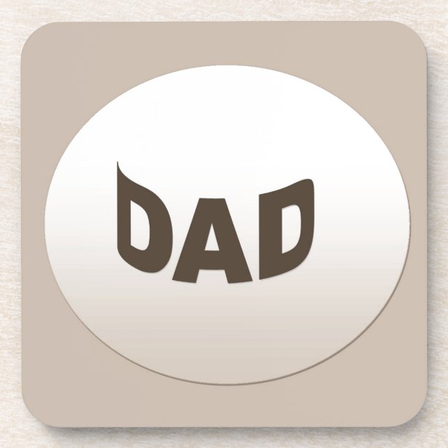 Dessous-de-verre Papa décoratif (Devant)