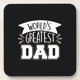 Dessous-de-verre Papa Gift le plus grand papa du monde