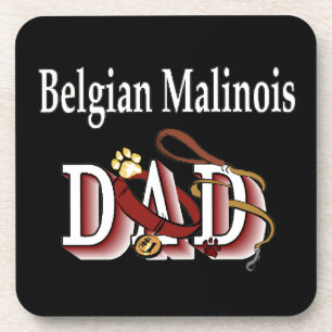 Dessous-de-verre Papa Malinois belge