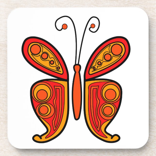 Dessous-de-verre papillon (Devant)