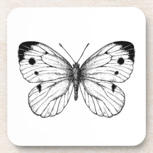 Dessous-de-verre Papillon à chou