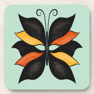 Dessous-de-verre Papillon Abstrait Beau insecte
