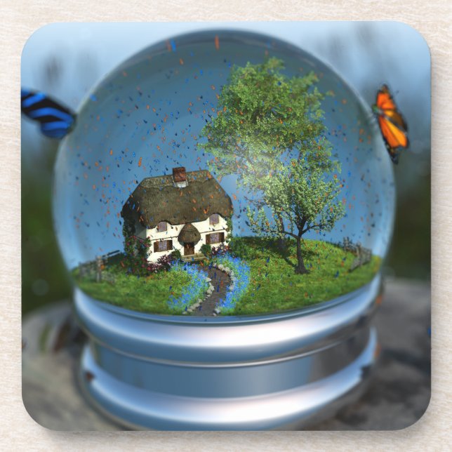 Dessous de verre papillon Globe Cork (Devant)