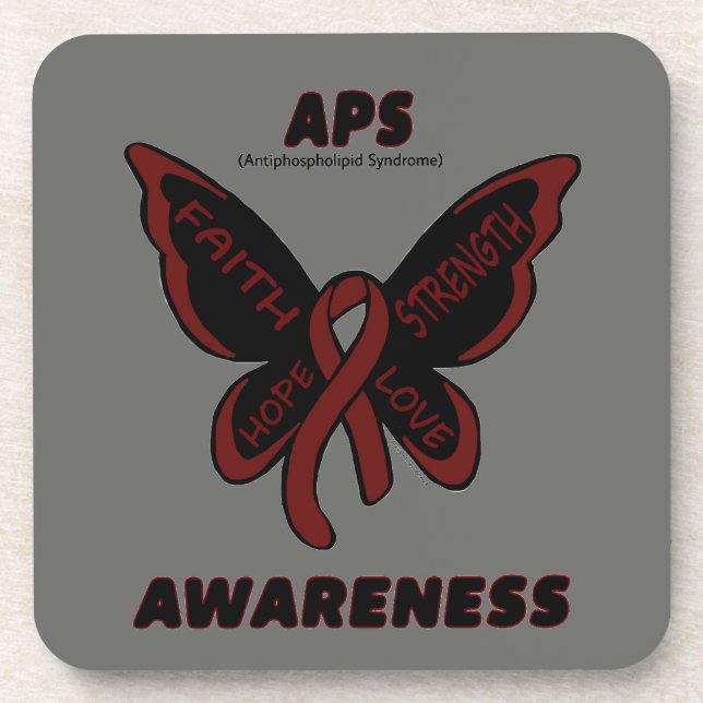 Dessous-de-verre Papillon/sensibilisation...APS (Devant)