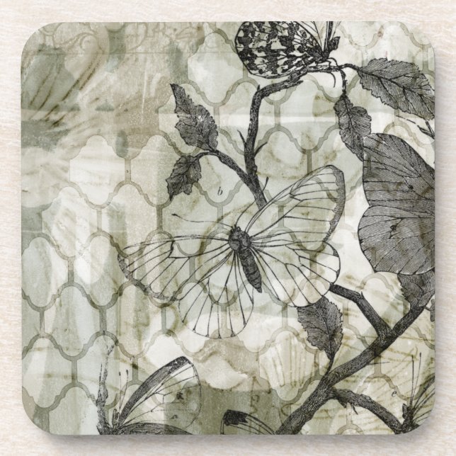 Dessous-de-verre Papillons arabes II (Devant)