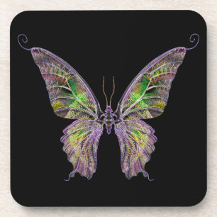 Dessous de verre papillons exotiques