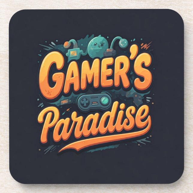 Dessous-de-verre Paradise des Gamer (Devant)
