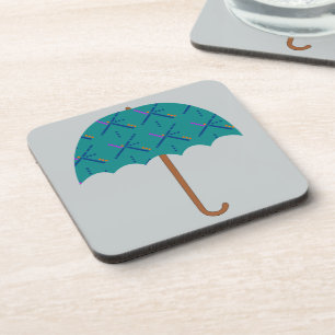 DESSOUS DE VERRE parapluie pour tapis de l'aéropor