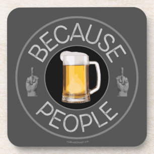 Dessous-de-verre Parce que les gens (bière)