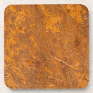 Dessous-de-verre Parchemin en cuir Brown antique de couverture de