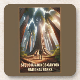 Dessous-de-verre Parcs nationaux du canyon de Sequoia & Kings
