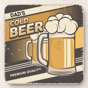 Dessous-de-verre Pare-Jeu classique à la bière froide DAD