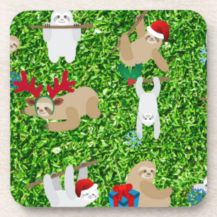 Dessous-de-verre paresse xmas