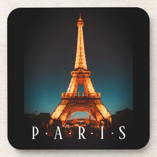 Dessous-de-verre Paris, La Tour Eiffel La Nuit, Vs 2