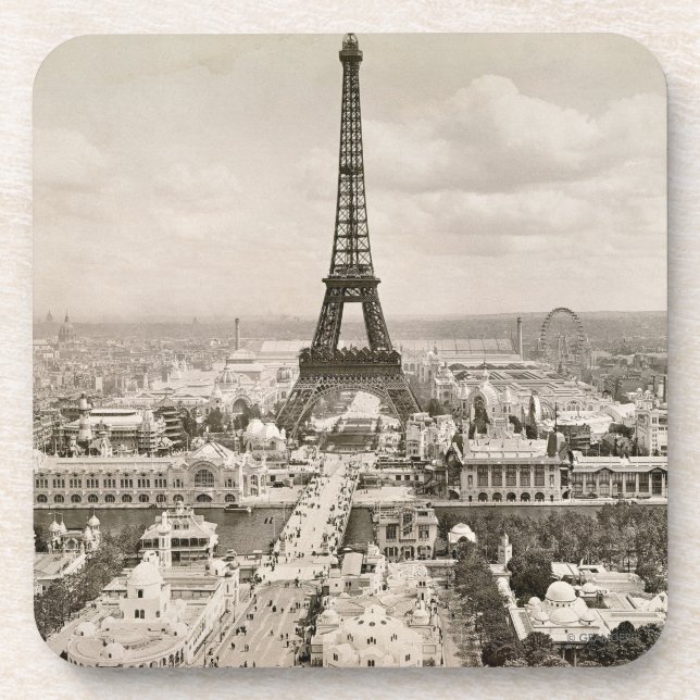 Dessous-de-verre Paris : Tour Eiffel, 1900 (Devant)