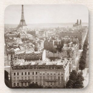 Dessous-de-verre Paris : Vue aérienne, 1900